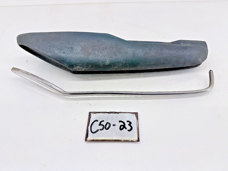 OEM 1961 1962 Ford Galaxie 500 2dr LH Front Armrest Stainless Trim Custom C50-23