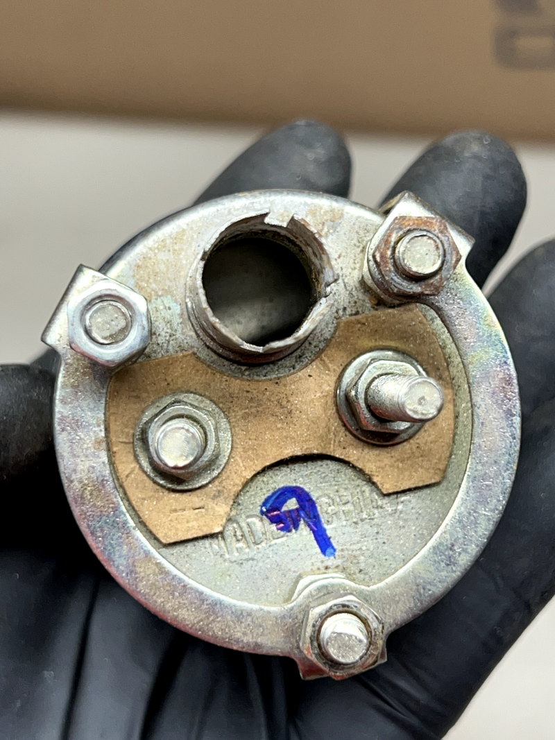 Vintage Sunpro Amp 60 Ammeter Gauge Black Hot Rat Rod B38-9