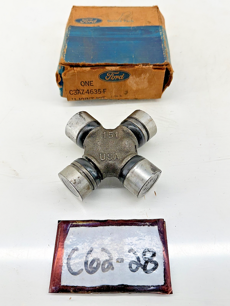 NOS 1967 - 1973 Ford MUSTANG SHELBY COBRA TORINO U JOINT KIT C3AZ-4635-F C62-28