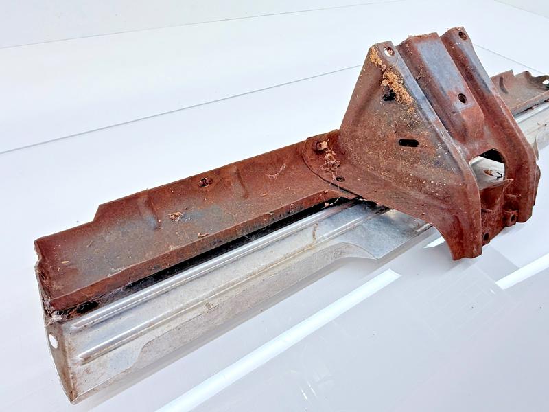 1964 Chevy Impala Belair Biscayne Front License Plate Panel Filler & Bracket U5B