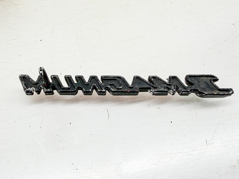 BRKN Vintage 1967 - 1971 DODGE 383 MAGNUM HOOD EMBLEM E10-113