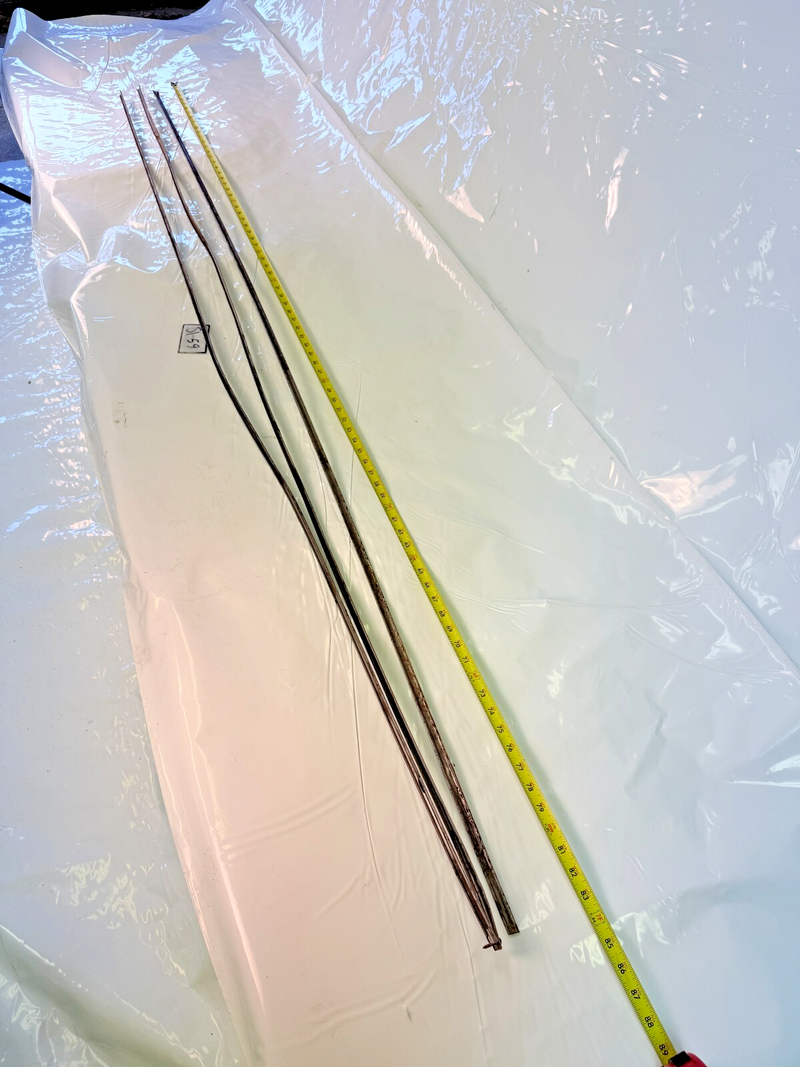 OEM 1960 IMPALA CONVERTIBLE 2 DOOR Quarter PAINT DIVIDER TRIM MOULDING LOT S1-59