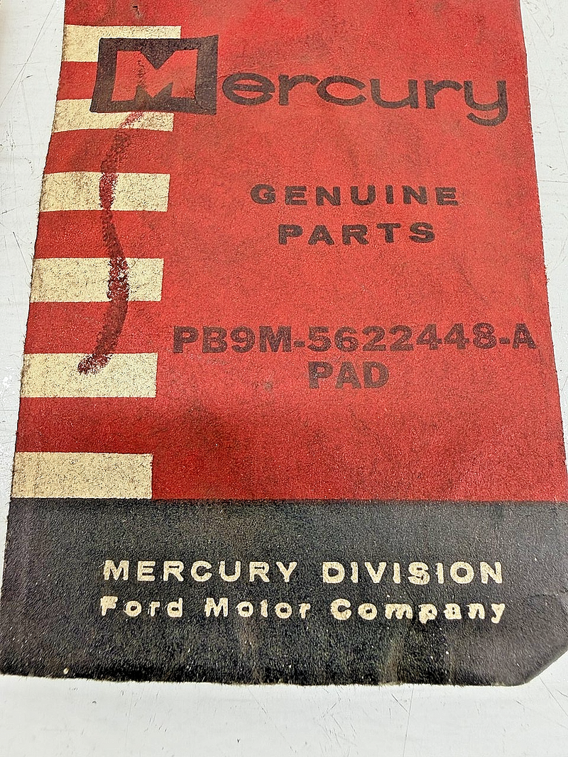 (1) NOS 1959 MERCURY MIRROR BASE PAD PB9M-5622448-A C76-160