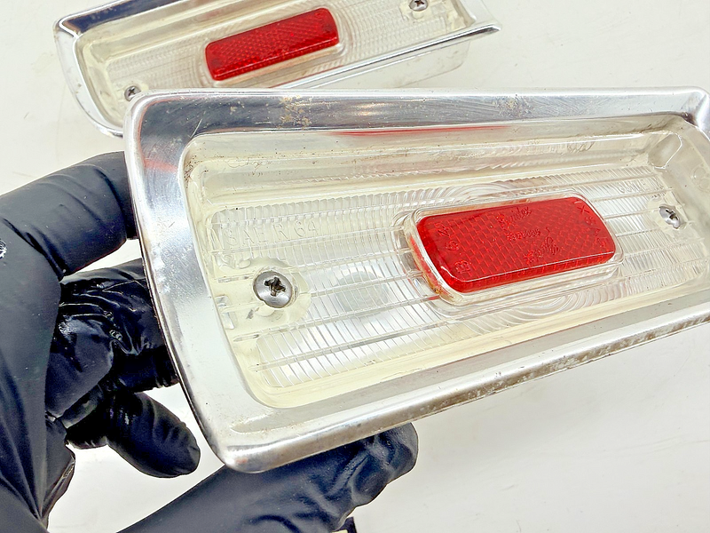 OEM 1964 Chevrolet Chevelle Malibu Backup Lamp Lens Pair 5955880 C70-34