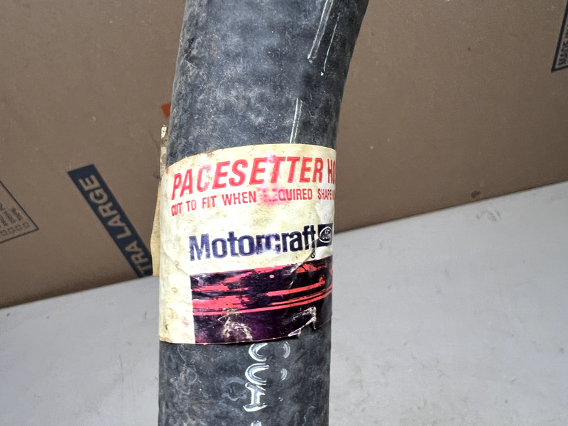 NOS Ford Motorcraft KM-947 Upper Radiator Coolant Hose 72-82 1.8L 2.0L B26