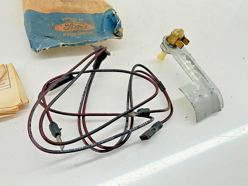 NOS 1960 - 1964 Ford Falcon Mercury Comet Back-Up Lamp Switch Kit C3DZ-15A490-C