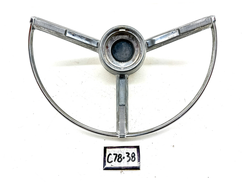 OEM 1963 1964 FORD GALAXIE STEERING WHEEL HORN RING C3AA-13A800 C78-38