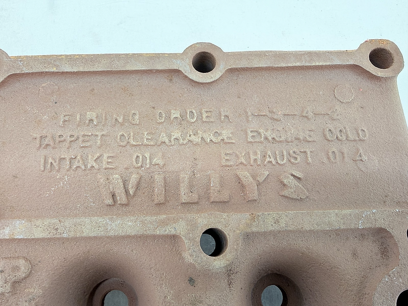Vintage ORIGINAL 1941-1953 Willys Jeep CJ2A Cylinder Head 640161 MB GPW U1B-72