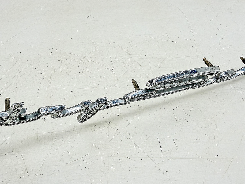 OEM 1963 FORD GALAXIE COUNTRY SEDAN WAGON SCRIPT EMBLEM C3AB-7142528-B E10-12