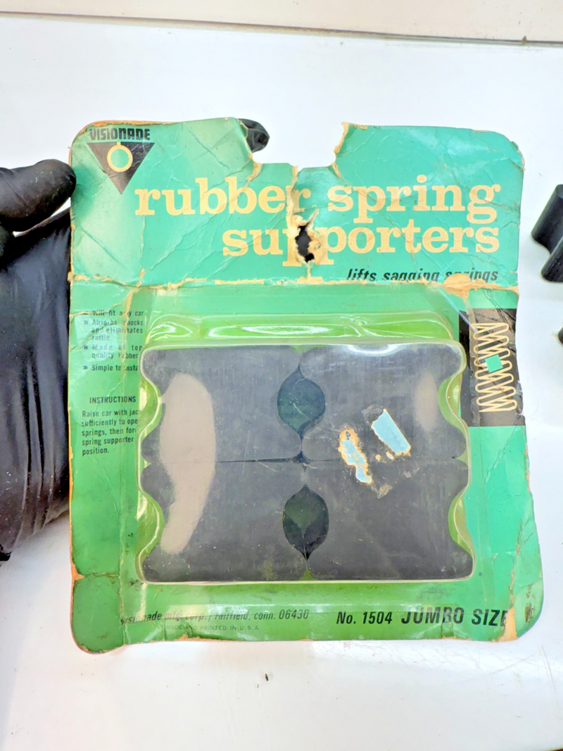 NOS Vintage Visionade Coil Spring Rubber Supports LOT B4-16