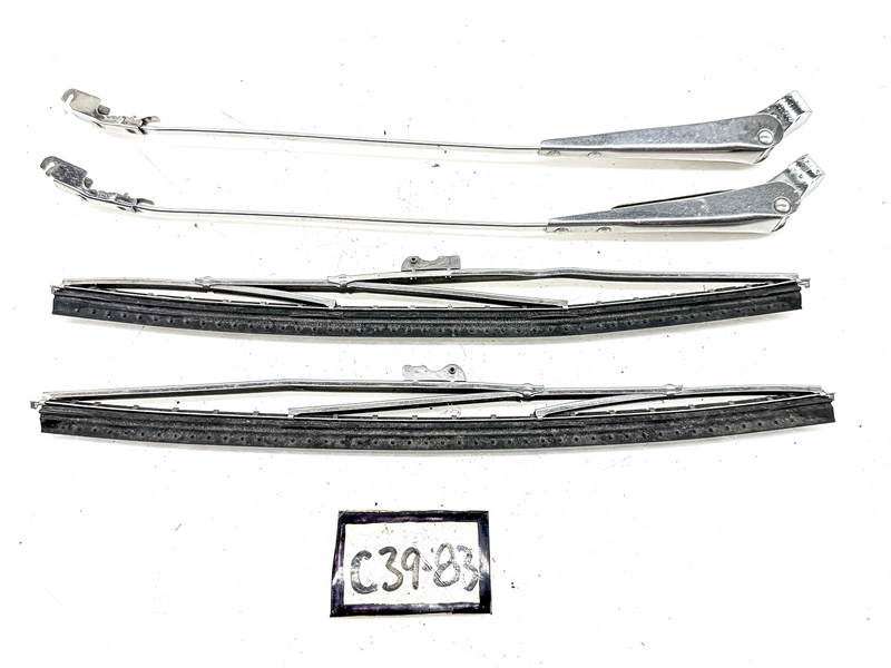 OEM 1950's Fomoco Wiper Arms and Blades 1955 1956 1957 Ford Thunderbird C39-83