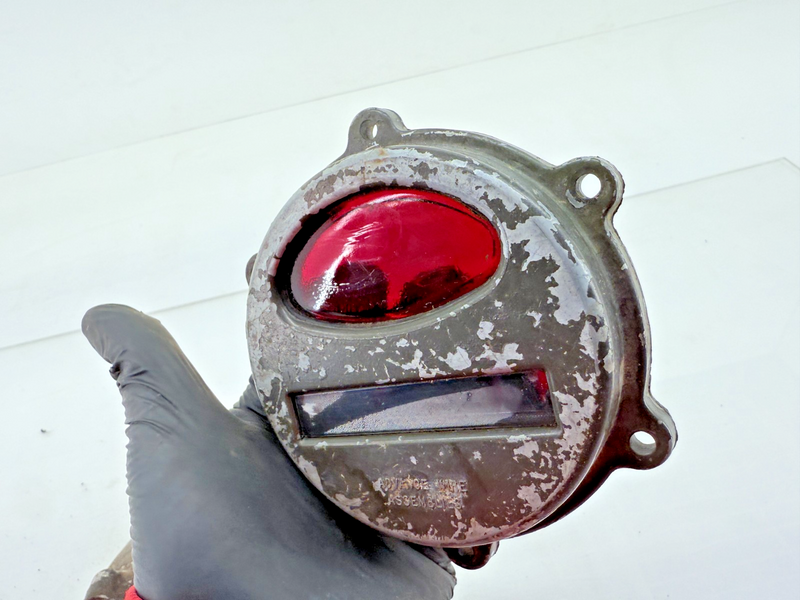 OEM WWII ADVANCE Military Blackout Tail Light Willys MB Ford GPW Harley C43-7