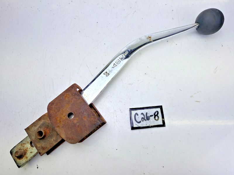 VINTAGE ORIGINAL HURST INDY SHIFTER STICK HANDLE CHROME  & KNOB C26-8