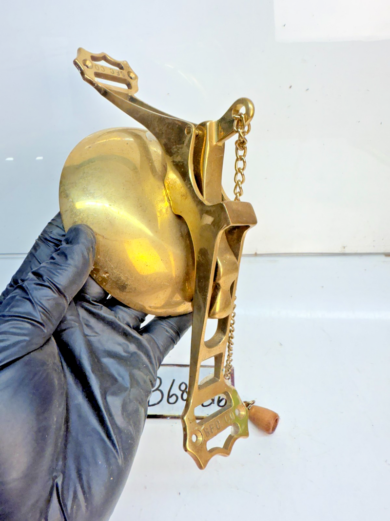 Vintage San Francisco Cable Car SFC Co Solid Brass Trolley Bell Door Knocker B68