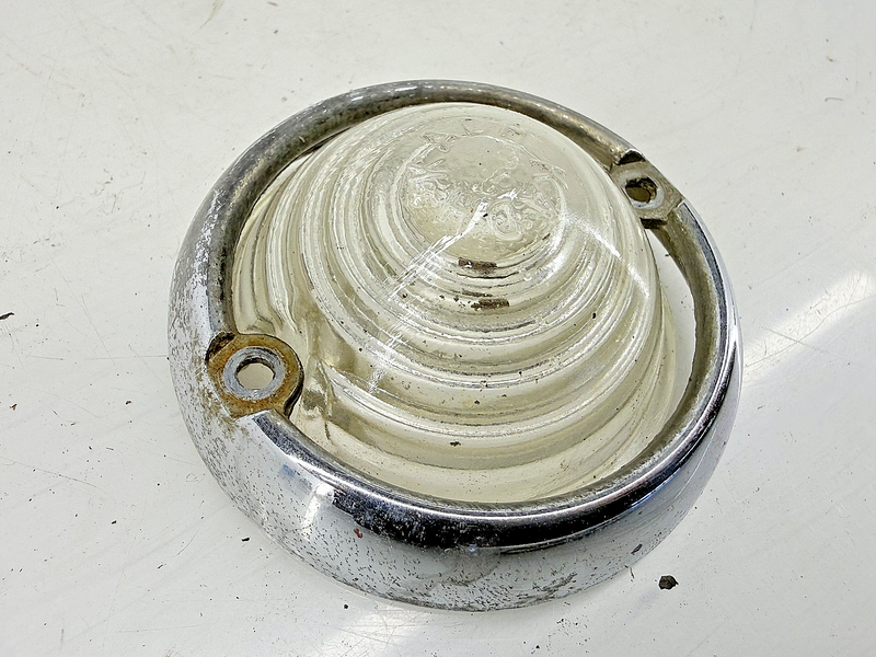 Vintage OEM 1955-1963 WILLYS Parking Lamp Light BEZEL Glass LENS KADH 21689 C49