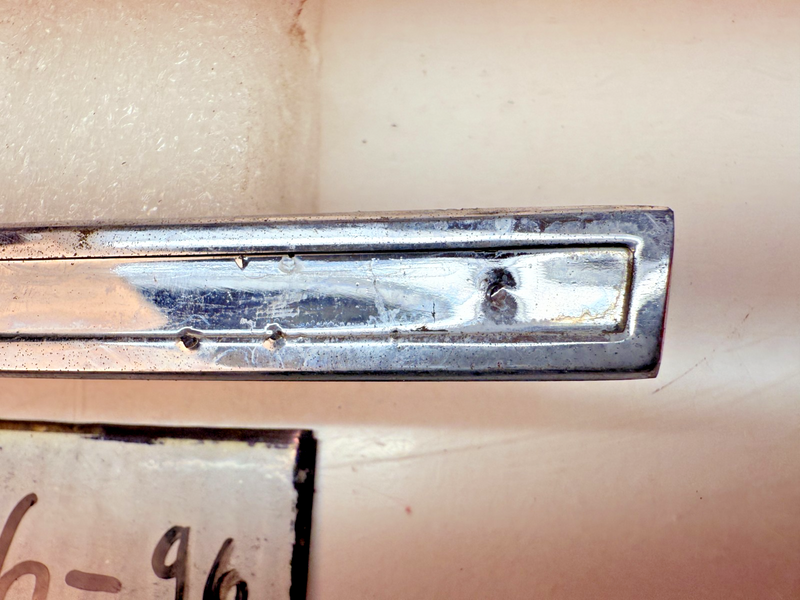 OEM 1960 Chevrolet Impala #8 Right Fender Chrome Molding Trim Louver E6-96