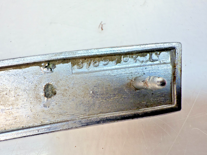 OEM 1960 Chevrolet Impala #7 Left Front Fender Chrome Molding Trim Louver E6-92