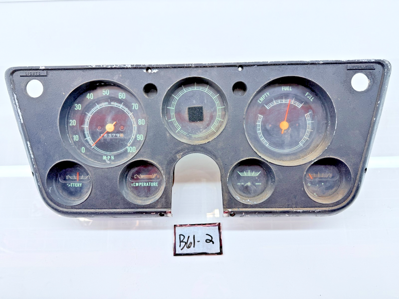OEM 1967 - 1972 CHEVY C10 K10 Blazer Jimmy SPEEDOMETER Cluster Assembly B61-2