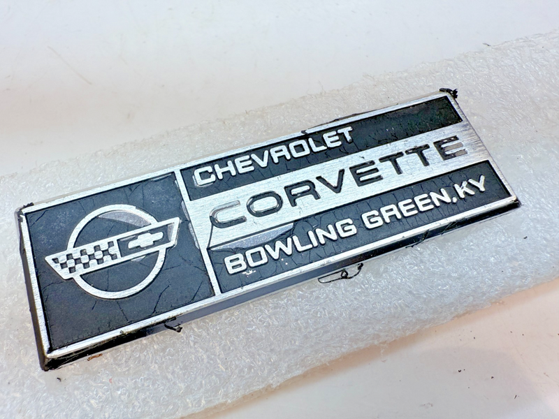 Original Factory Under Hood Emblem 1984 - 1993 Corvette Bowling Green KY E6-37