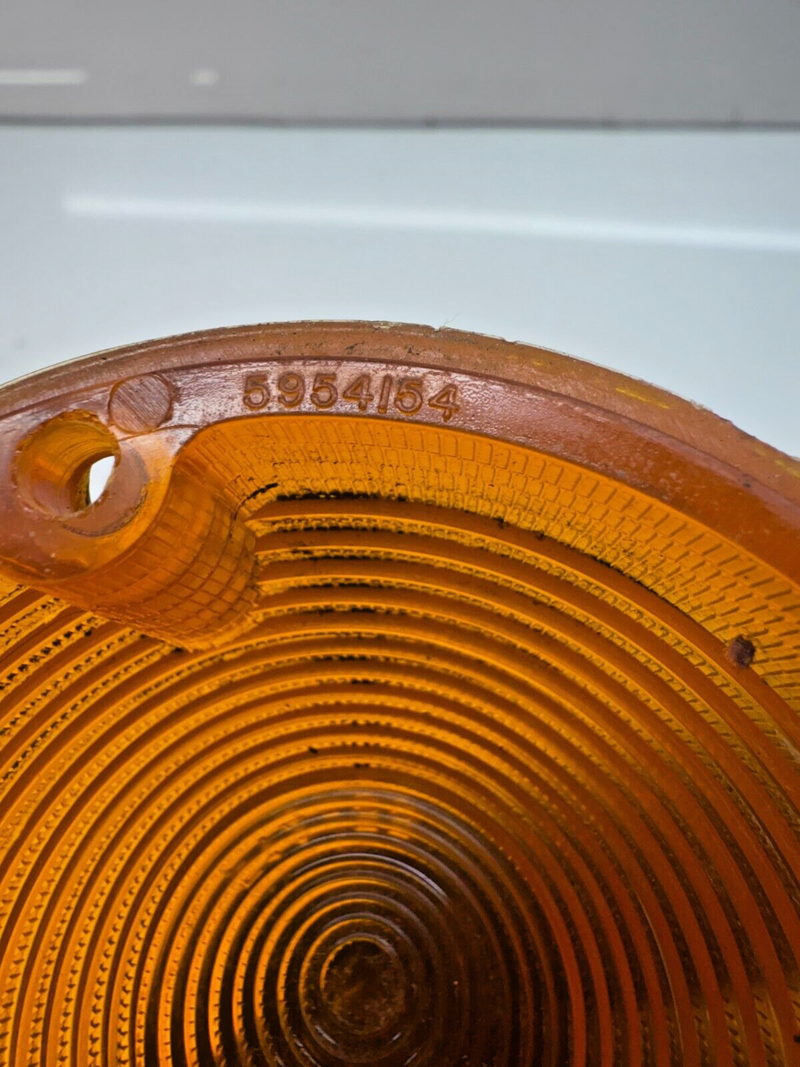 OEM 1955 1956 1957 CHEVY Truck TURN SIGNAL LIGHT LENS 5954154 Amber G Van C22-36