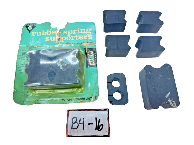 NOS Vintage Visionade Coil Spring Rubber Supports LOT B4-16