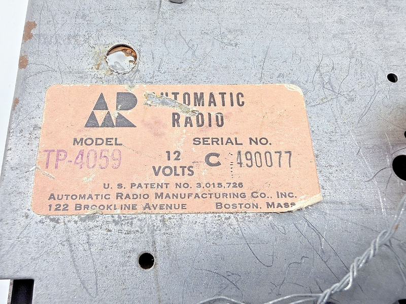 RARE NOS Automatic All Transistor Radio Kit CTP-4059 for 1964 Comet B77-23