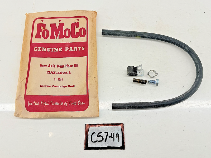 NOS 1960 - 1963 Ford Galaxie Mercury 1961 T-Bird REAR AXLE VENT HOSE KIT C57-49