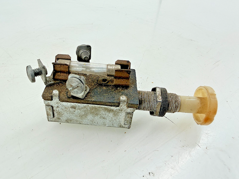 Vintage Push-Pull Switch Ivory Knob 1930s 1940s Ford C67-176