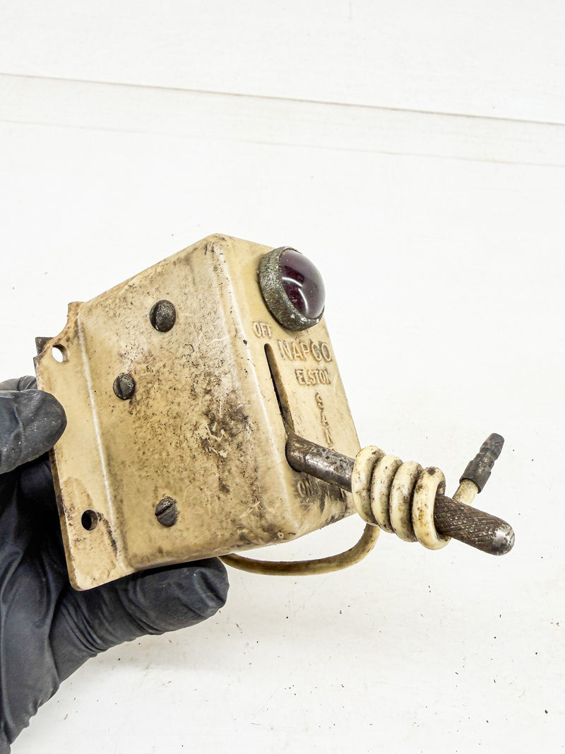Vintage NAPCO Elston Traction Sander Control Switch Box Plow Truck Bus C78-17