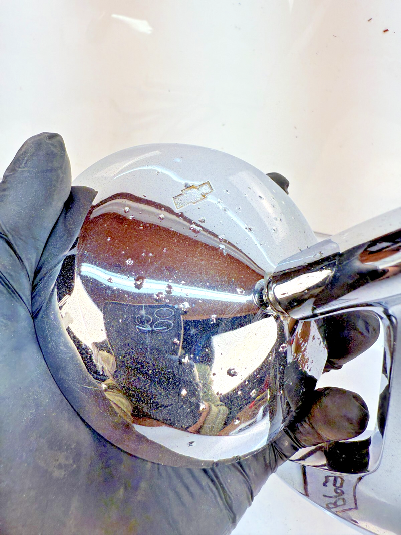 OEM 1959 1960 Chevy Impala Outside Door Chrome Mirror 3772388 B62-38