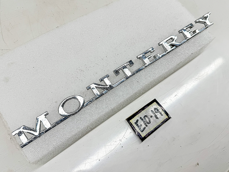 OEM 1966 - 1968 MERCURY MONTEREY BLOCK LETTER EMBLEM C6MB-62291A36 E10-19