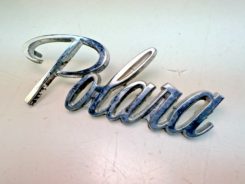 OEM 1965 1966 1967 Dodge Polara Script Emblem Moulding  2579668 E7-16