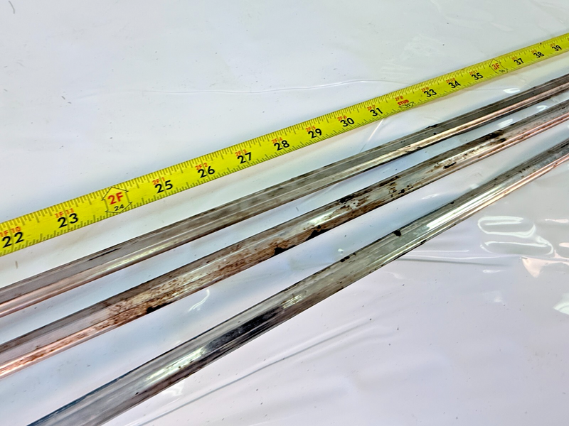 OEM 1960 IMPALA CONVERTIBLE 2 DOOR Quarter PAINT DIVIDER TRIM MOULDING LOT S1-59