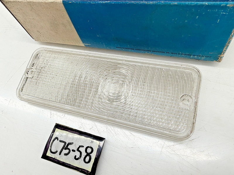 (1) NOS 1973 - 1979 FORD TRUCK PARKING LIGHT LENS PAIR D3TZ-13208-A C75-59