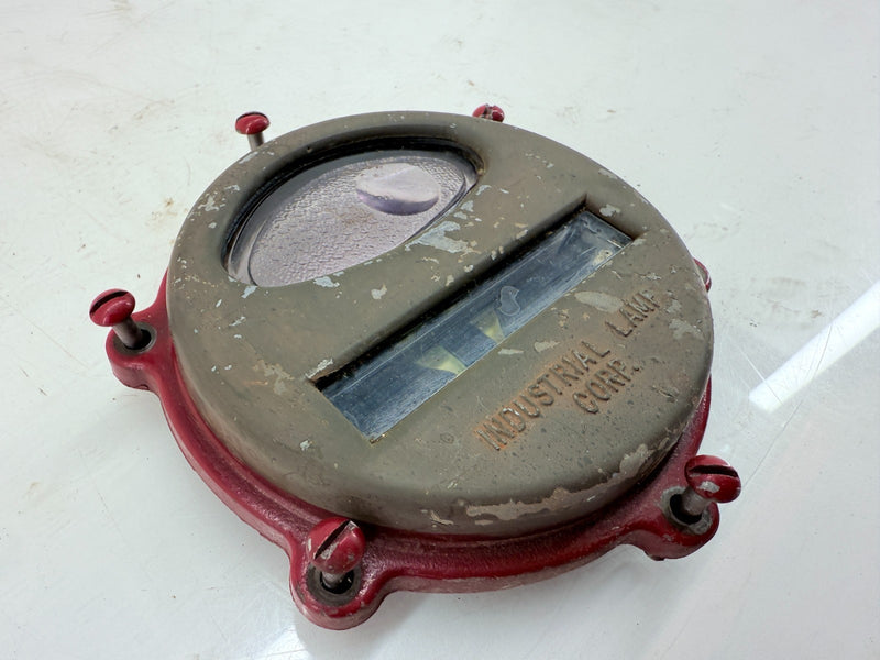 OEM 1950's Kaiser Willy M38 MC Jeep Rear Stop Light Turn Signal Lens Cover C40-4