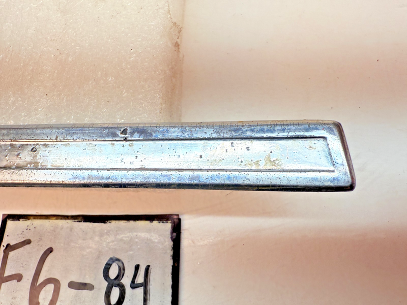 OEM 1960 Chevrolet Impala #5 Left Front Fender Chrome Molding Trim Louver E6-84