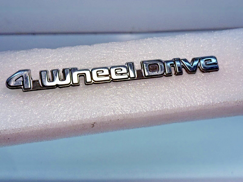 OEM AMC JEEP 4 Wheel Drive Chrome EMBLEM Nameplate 3738263 B32-88