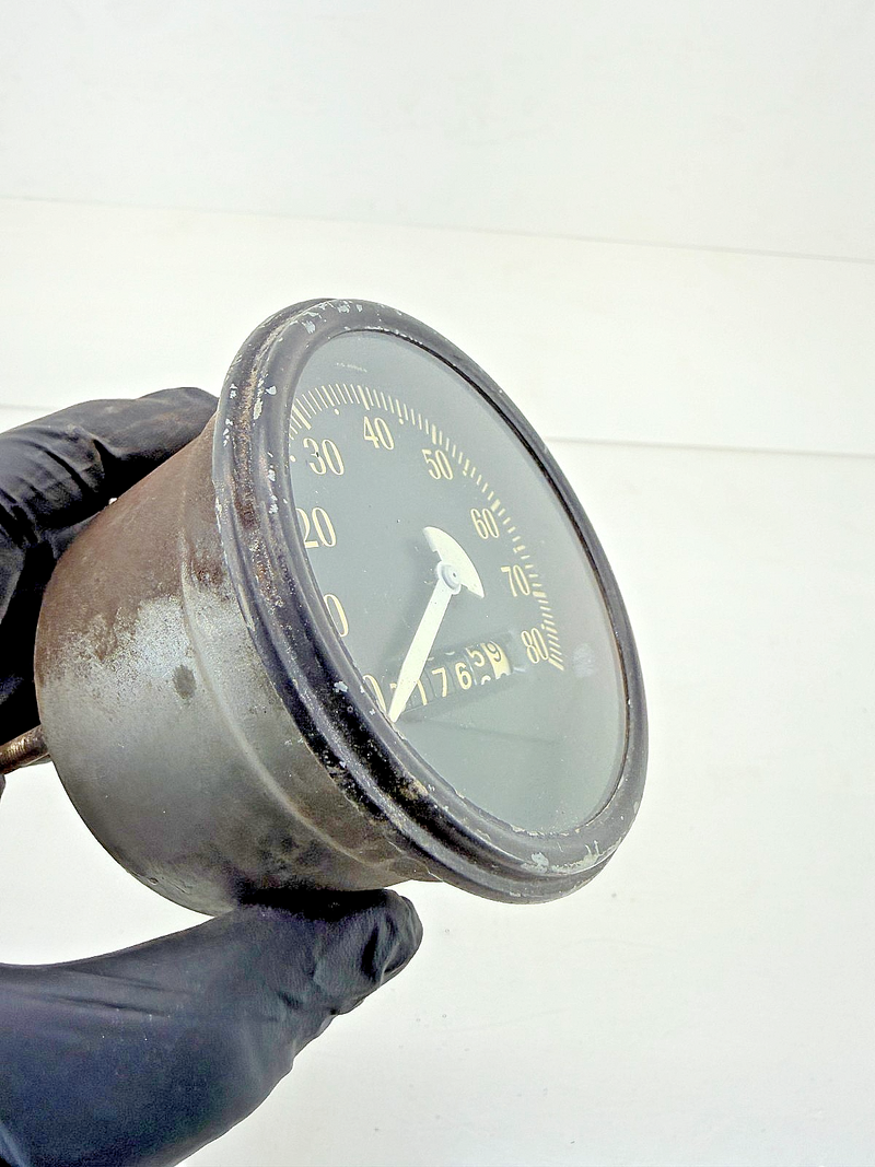 OEM 1946 - 64 Willys Jeep CJ2A CJ3A CJ3B GPW MB Speedo Speedometer 80MPH C33-32