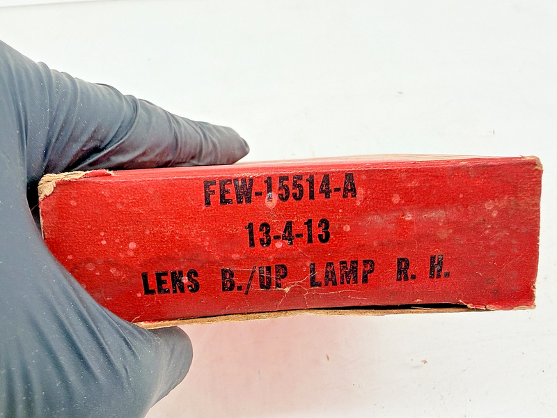 NOS 1958 FORD MERCURY RH BACKUP LIGHT LENS FEW-15514-A C68-17