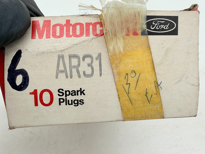 (6) NOS Motorcraft AR31 Racing Spark Plugs 6 Ford Boss 302 429 Era C75-53