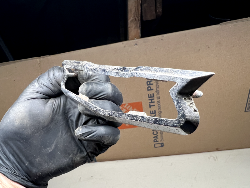 OEM 1960 Chevrolet Impala Chrome Trunk Emblem Trim Pair V8 60 B24-1