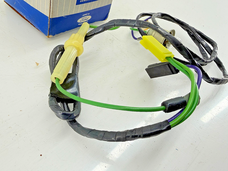 NOS 1966 MERCURY MONTEREY MONTCLAIR COLONY PARK SEAT BELT WARNING LIGHT LAMP C60