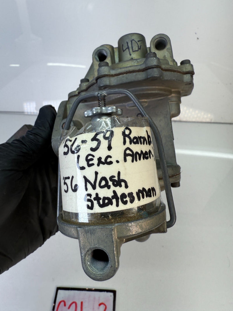 NORS FUEL PUMP 4363 NASH STATESMAN 1956 - 1959 RAMBLER 6 56 57 58 59 C21-2
