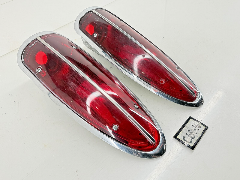OEM 1958 1959 1960 C1 Corvette Tail Light Assemblies Housings Lenses GM 5948765