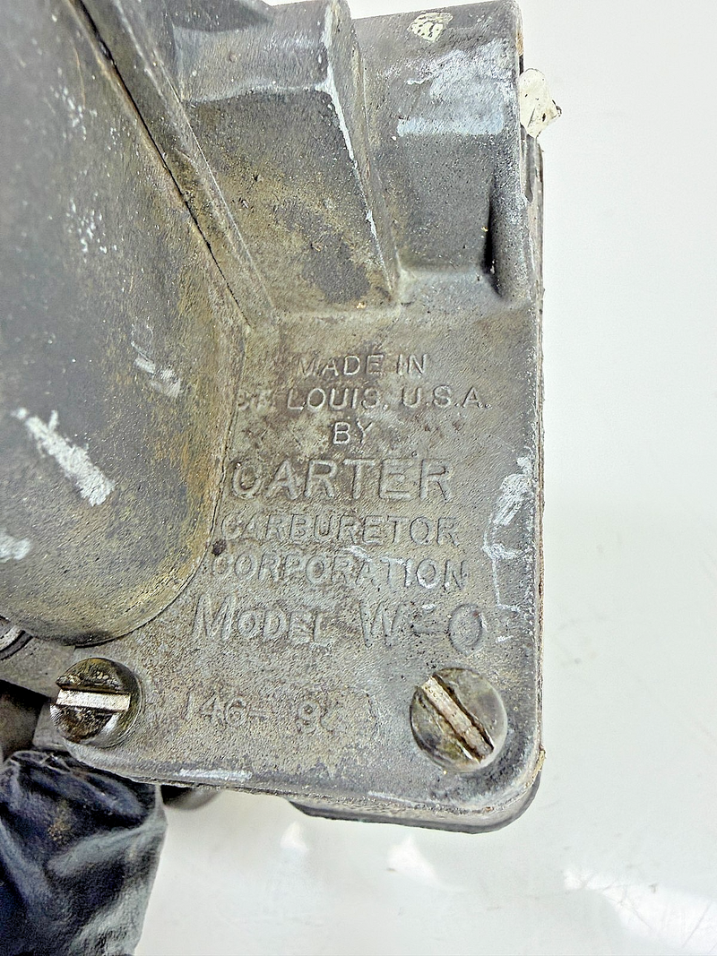 Carter WO W-O 636SA Carburetor 146-94 1-458 Willys MB CJ2A CJ3A Ford GPW L134