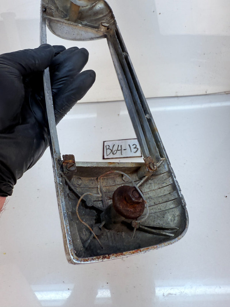 1946 - 1948 CHRYSLER DODGE DESOTO CENTER BRAKE LIGHT CHROME BEZEL 1149302 B64-13