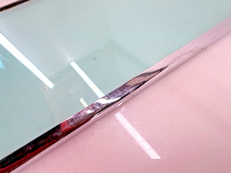 ORIGINAL 1955 1956 1957 CHEVY Bel Air SET Side Door CHROME Frame & Glass U5B-21