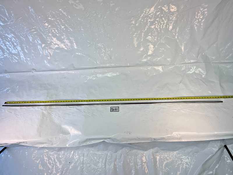 OEM 1960 IMPALA CONVERTIBLE 2 DOOR Quarter PAINT DIVIDER TRIM MOULDING LH S1-51