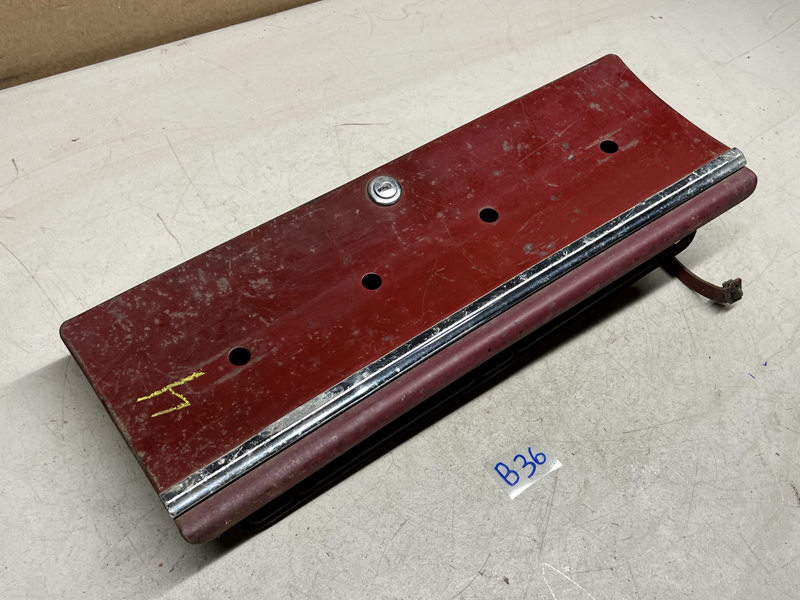 1965 1966 Chevy Impala Glove Box Door Hinge Emblem Belair glovebox 65 66 B36-4