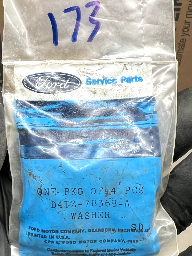 (4) NOS 1964-1979 FORD PROCESS TRANSFER CASE OUTPUT SHAFT WASHER SEAL B31-173